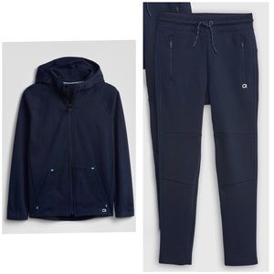 GapFit Tech Boys Jogger Hoodie & Pants. Blue XL 12